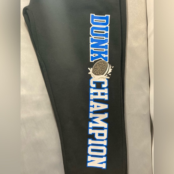 Pants - Champion / Sweatpants / Joggers / Women size M / Black white blue athletic pants